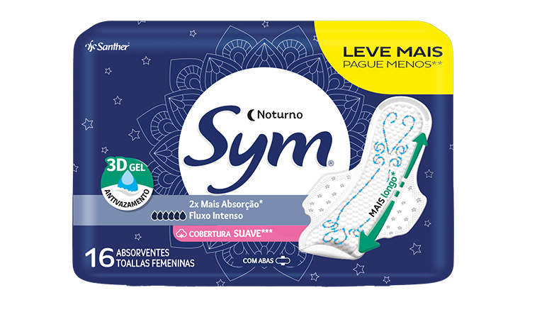 Sym Premium Noite e Dia 16 absorventes