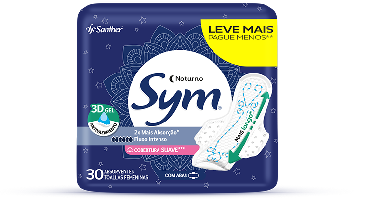 Sym Premium Noite e Dia 30 absorventes